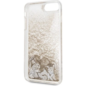 Hurtownia GSM - Karl Lagerfeld KLHCI8LKSICGO iPhone 7/8 Plus złoty/gold hard case Iconic Liquid Glitter - KLD093GLD - {ean13} - Hurt