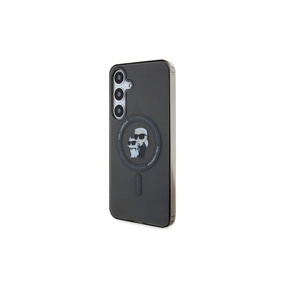 Hurtownia GSM - Etui Karl Lagerfeld KLHMS24MHGKCNOK Samsung Galaxy S24+ Plus hardcase IML Karl&Choupette Glitter MagSafe negru/black - KLD1930 - {ean13} - Hurt