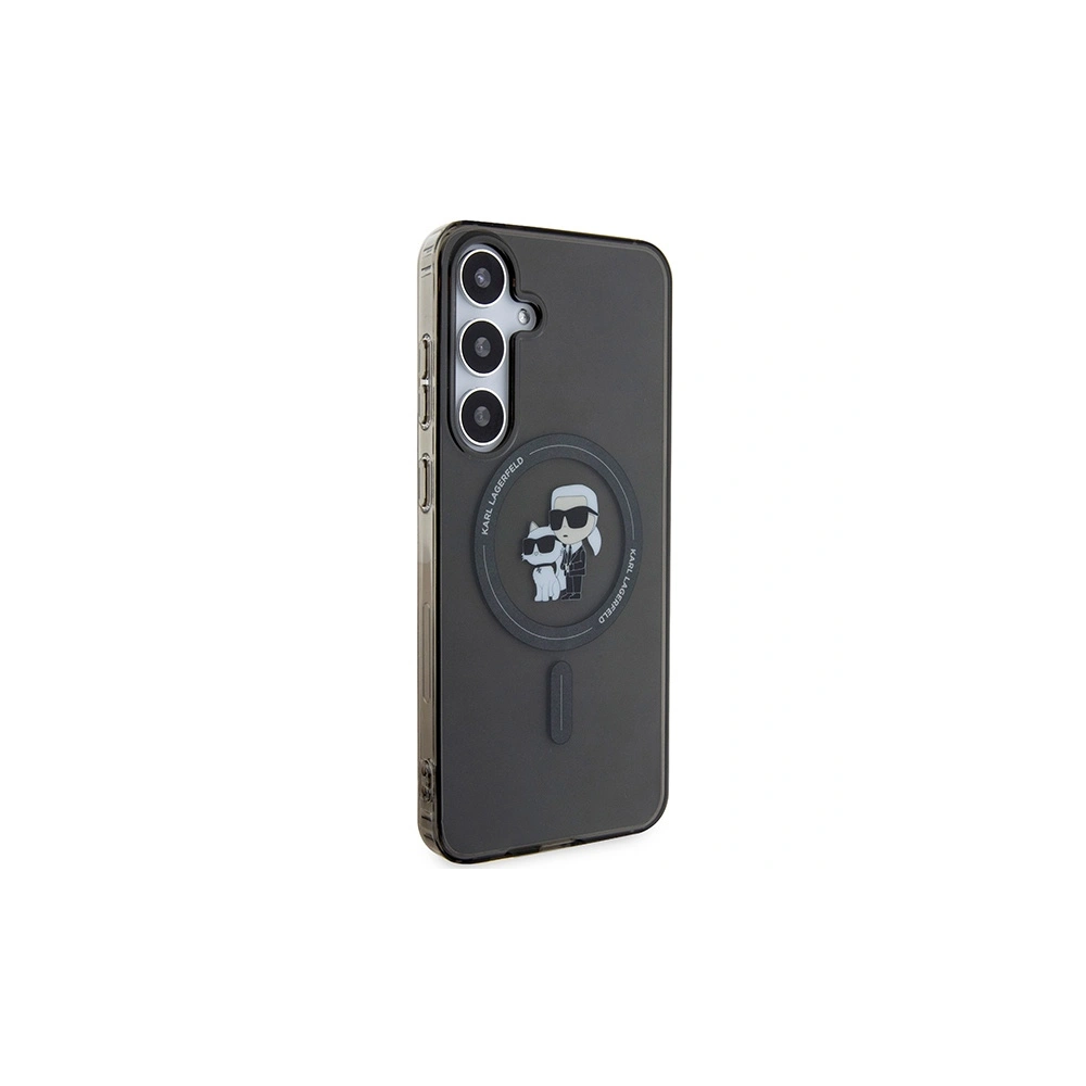 Hurtownia GSM - Etui Karl Lagerfeld KLHMS24MHGKCNOK Samsung Galaxy S24+ Plus hardcase IML Karl&Choupette Glitter MagSafe negru/black - KLD1930 - {ean13} - Hurt