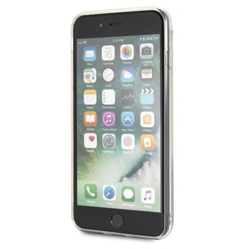 Karl Lagerfeld KLHCI8LKSICGO iPhone 7/8 Plus złoty/gold hard case Iconic Liquid Glitter