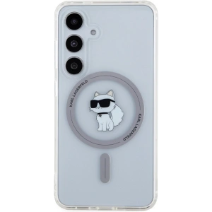 Etui Karl Lagerfeld KLHMS24SHFCCNOT Samsung Galaxy S24 hardcase IML Choupette MagSafe przeźroczysty/transparent
