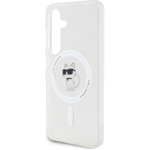 Etui Karl Lagerfeld KLHMS24SHFCCNOT Samsung Galaxy S24 hardcase IML Choupette MagSafe przeźroczysty/transparent
