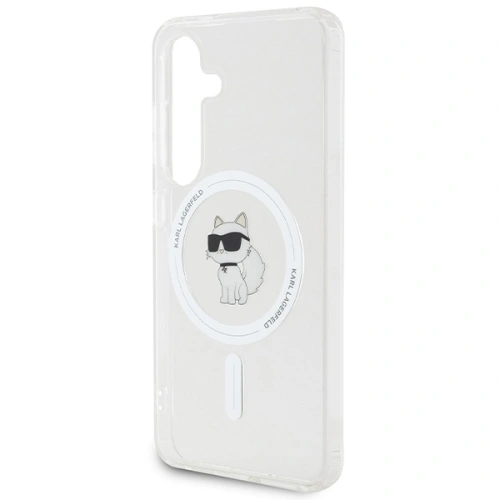 Etui Karl Lagerfeld KLHMS24SHFCCNOT Samsung Galaxy S24 hardcase IML Choupette MagSafe przeźroczysty/transparent