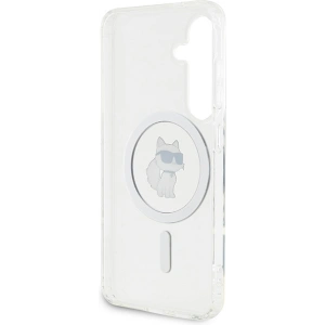Etui Karl Lagerfeld KLHMS24SHFCCNOT Samsung Galaxy S24 hardcase IML Choupette MagSafe przeźroczysty/transparent