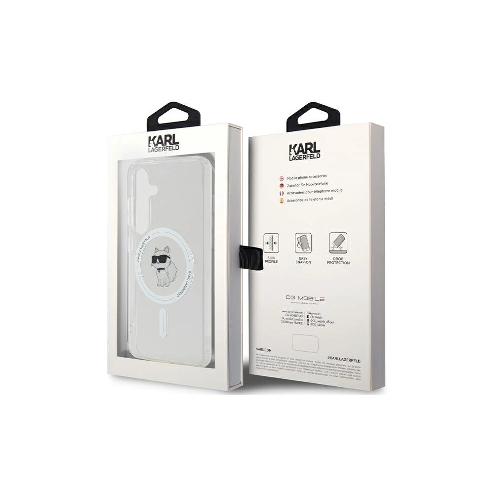 Hurtownia GSM - Etui Karl Lagerfeld KLHMS24SHFCCNOT Samsung Galaxy S24 hardcase IML Choupette MagSafe transparent/transparent - KLD1931 - {ean13} - Hurt
