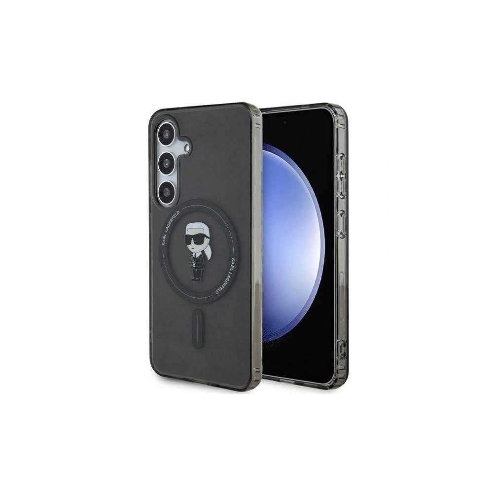 Hurtownia GSM - Etui Karl Lagerfeld KLHMS24SHFCKNOK Samsung Galaxy S24 hardcase IML Ikonik MagSafe černý/black - KLD1932 - {ean13} - Hurt