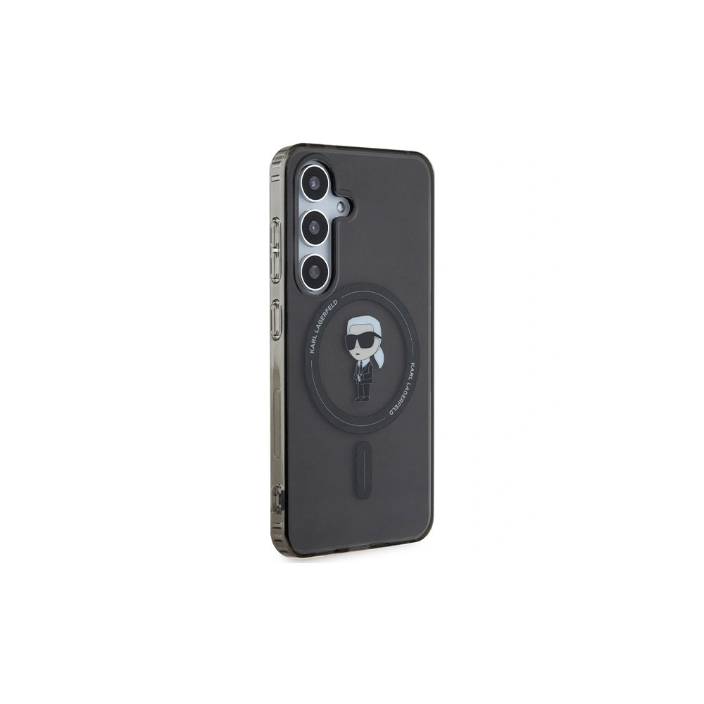 Hurtownia GSM - Etui Karl Lagerfeld KLHMS24SHFCKNOK Samsung Galaxy S24 hardcase IML Ikonik MagSafe negru/black - KLD1932 - {ean13} - Hurt