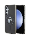 Case Karl Lagerfeld KLHMS24SHGKCNOK Samsung Galaxy S24 Hardcase IML Karl&Choupette MagSafe schwarz/black