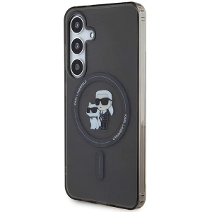 Hurtownia GSM - Etui Karl Lagerfeld KLHMS24SHGKCNOK Samsung Galaxy S24 hardcase IML Karl&Choupette MagSafe černý/black - KLD1933 - {ean13} - Hurt