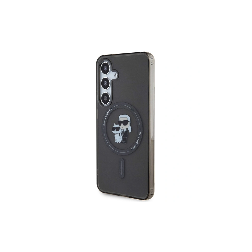 Hurtownia GSM - Etui Karl Lagerfeld KLHMS24SHGKCNOK Samsung Galaxy S24 hardcase IML Karl&Choupette MagSafe negru/black - KLD1933 - {ean13} - Hurt