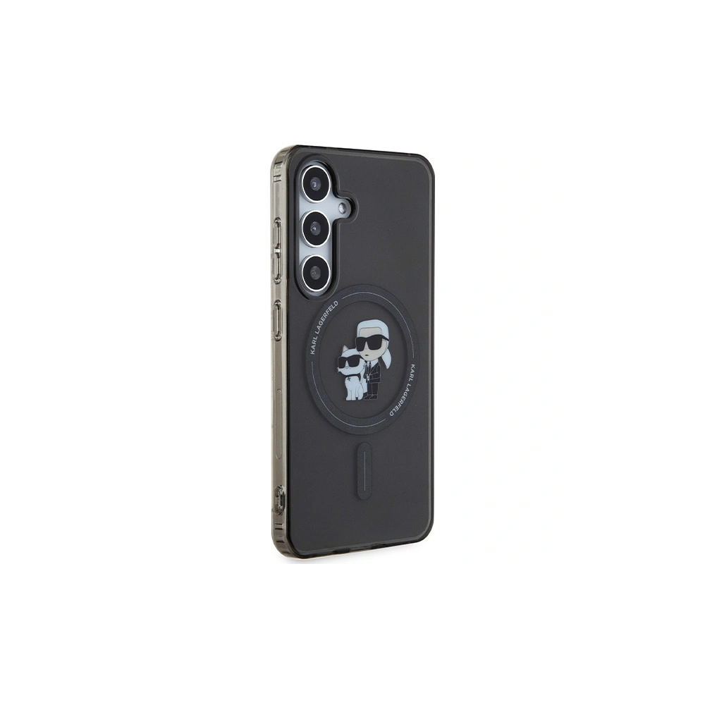 Hurtownia GSM - Etui Karl Lagerfeld KLHMS24SHGKCNOK Samsung Galaxy S24 hardcase IML Karl&Choupette MagSafe negru/black - KLD1933 - {ean13} - Hurt