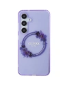 Hurtownia GSM - Etui Guess GUHMS24SHFWFCU Samsung Galaxy S24 hardcase IML Flowers Wreath MagSafe violet/purple - GUE3359 - {ean13} - Hurt