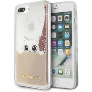 Hurtownia GSM - Karl Lagerfeld KLHCI8LPABGNU iPhone 7/8 Plus roségold/pink gold Hartschale Liquid Glitter - KLD095RS - {ean13} - Hurt