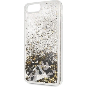 Hurtownia GSM - Karl Lagerfeld KLHCI8LROGO iPhone 7/8 Plus czarno-złoty/black & gold hard case Glitter - KLD096BLKGLD - {ean13} - Hurt