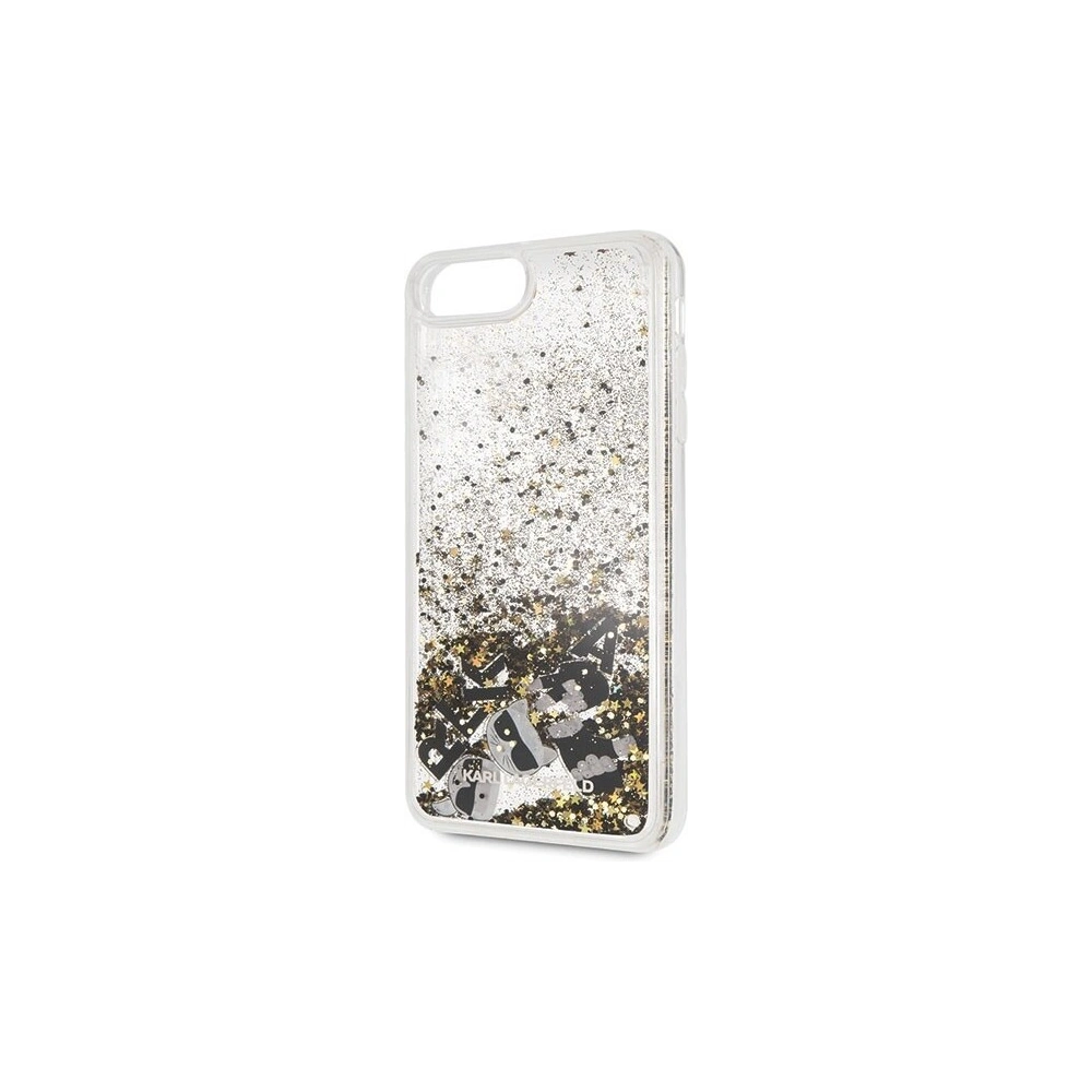 Hurtownia GSM - Karl Lagerfeld KLHCI8LROGO iPhone 7/8 Plus czarno-złoty/black & gold hard case Glitter - KLD096BLKGLD - {ean13} - Hurt