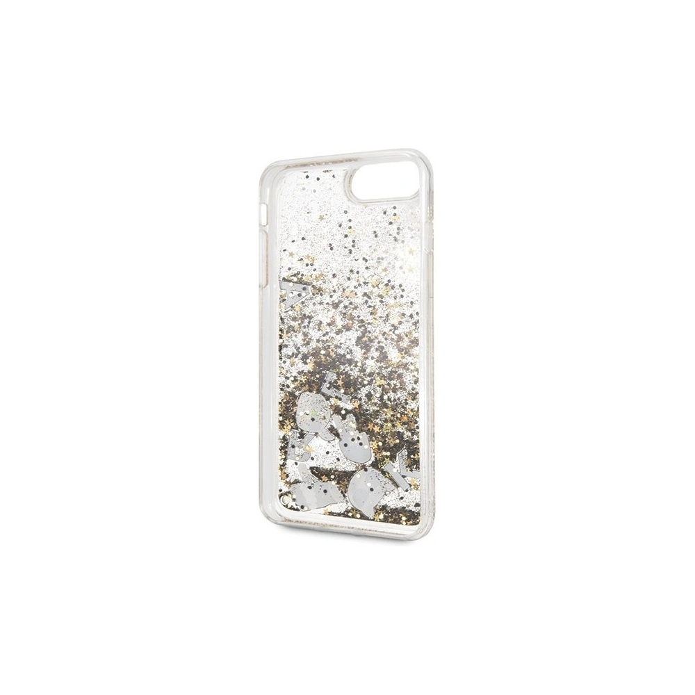 Hurtownia GSM - Karl Lagerfeld KLHCI8LROGO iPhone 7/8 Plus czarno-złoty/black & gold hard case Glitter - KLD096BLKGLD - {ean13} - Hurt