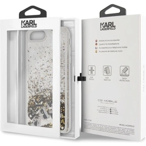 Hurtownia GSM - Karl Lagerfeld KLHCI8LROGO iPhone 7/8 Plus czarno-złoty/black & gold hard case Glitter - KLD096BLKGLD - {ean13} - Hurt