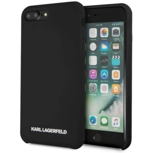 Hurtownia GSM - Karl Lagerfeld KLHCI8LSLBKS iPhone 7/8 Plus Hardcase schwarz/schwarz Silikon - KLD097BLK - {ean13} - Hurt