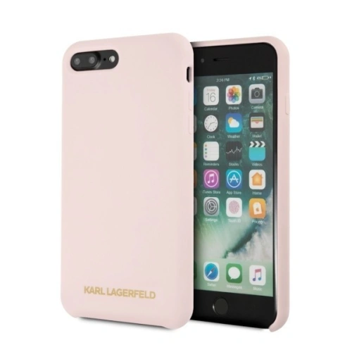 Karl Lagerfeld KLHCI8LSLLPG iPhone 7/8 Plus hardcase jasnoróżowy/light pink Silicone