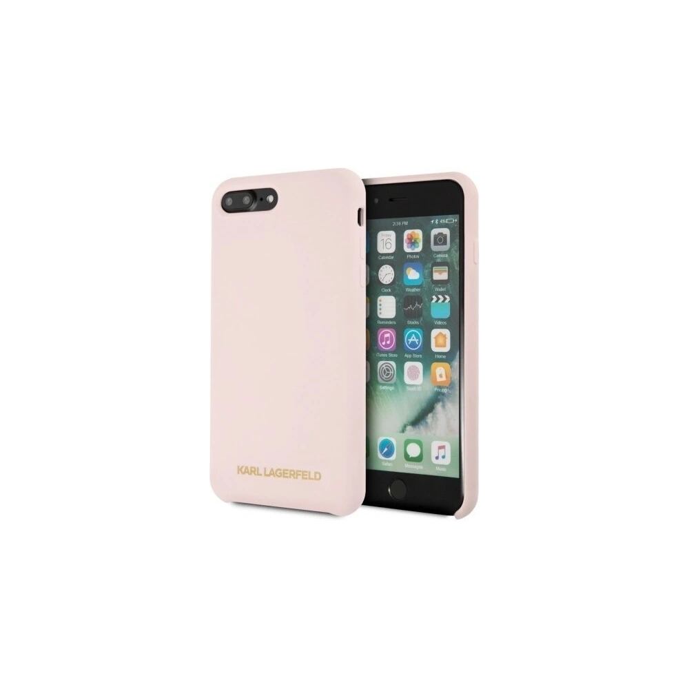 Hurtownia GSM - Karl Lagerfeld KLHCI8LSLLPG iPhone 7/8 Plus hardcase jasnoróżowy/light pink Silicone - KLD098PNK - {ean13} - Hurt