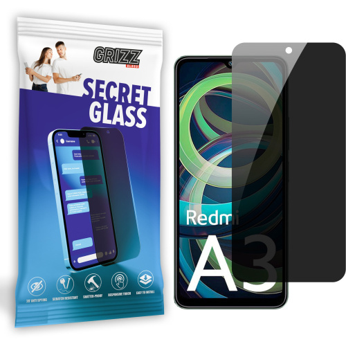 Hurtownia GrizzGlass - 5906146410091 - GRZ8730 - Szkło prywatyzujące GrizzGlass SecretGlass do Xiaomi Redmi A3 - B2B homescreen