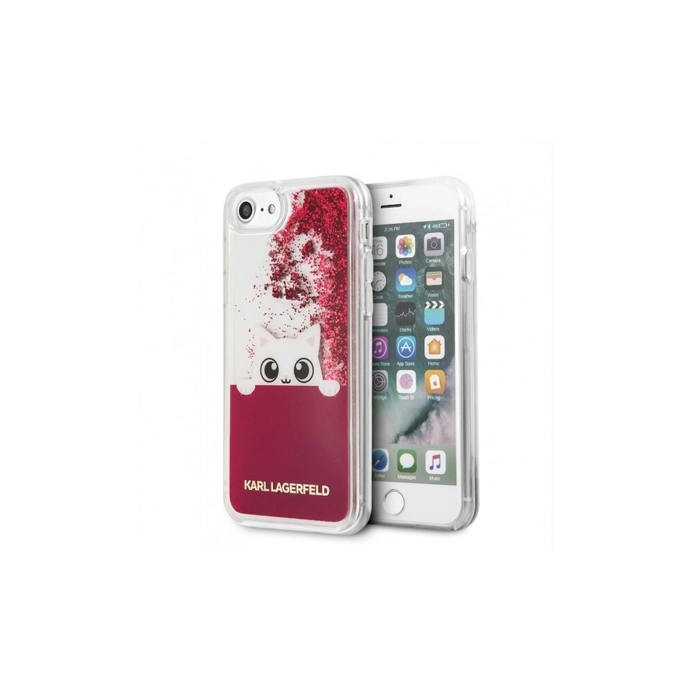 Hurtownia GSM - Karl Lagerfeld KLHCI8PABGFU Apple iPhone SE 2022/SE 2020/8/7 fushia/różowy hard case Liquid Glitter - KLD100FKS - {ean13} - Hurt