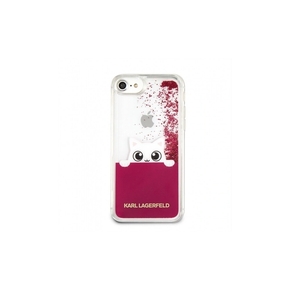 Hurtownia GSM - Karl Lagerfeld KLHCI8PABGFU Apple iPhone SE 2022/SE 2020/8/7 fushia/różowy hard case Liquid Glitter - KLD100FKS - {ean13} - Hurt