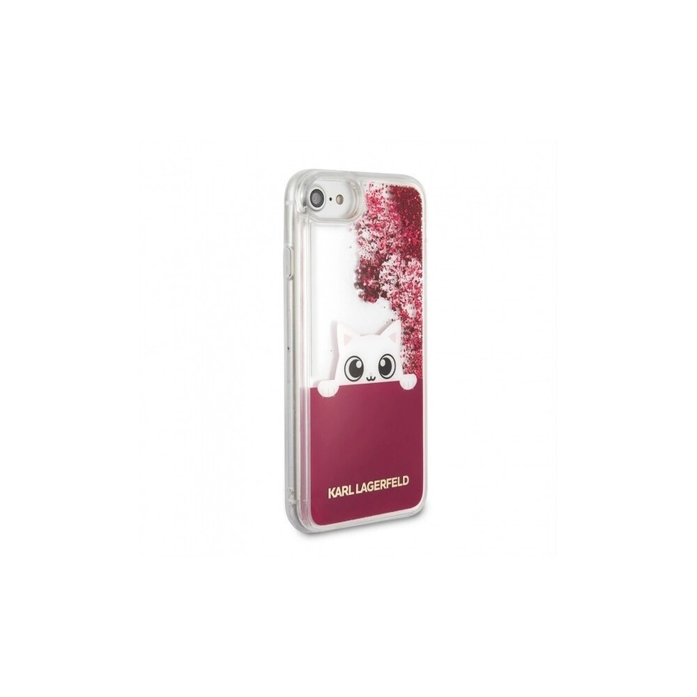 Hurtownia GSM - Karl Lagerfeld KLHCI8PABGFU Apple iPhone SE 2022/SE 2020/8/7 fushia/różowy hard case Liquid Glitter - KLD100FKS - {ean13} - Hurt