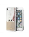 Karl Lagerfeld KLHCI8PABGNU Apple iPhone SE 2022/SE 2020/8/7 różowo-złoty/pink gold hard case Liquid Glitter