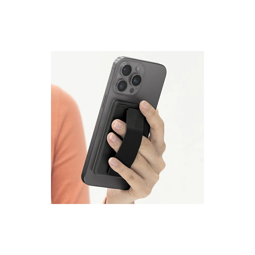 Hurtownia GSM - Magnetická peněženka s opěrkou a páskem UNIQ Heldro ID černá/midnight black - UNIQ1111 - {ean13} - Hurt