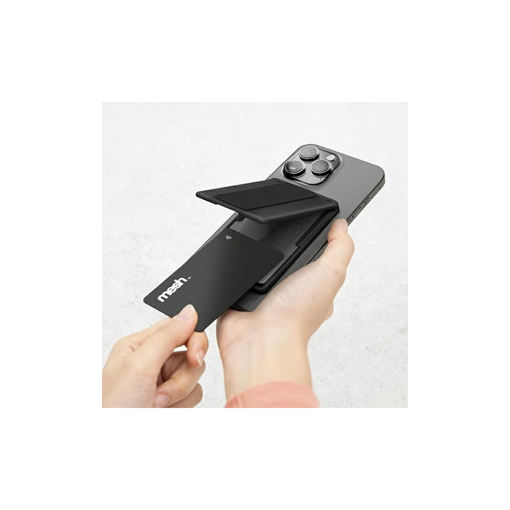Hurtownia GSM - Magnetická peněženka s opěrkou a páskem UNIQ Heldro ID černá/midnight black - UNIQ1111 - {ean13} - Hurt