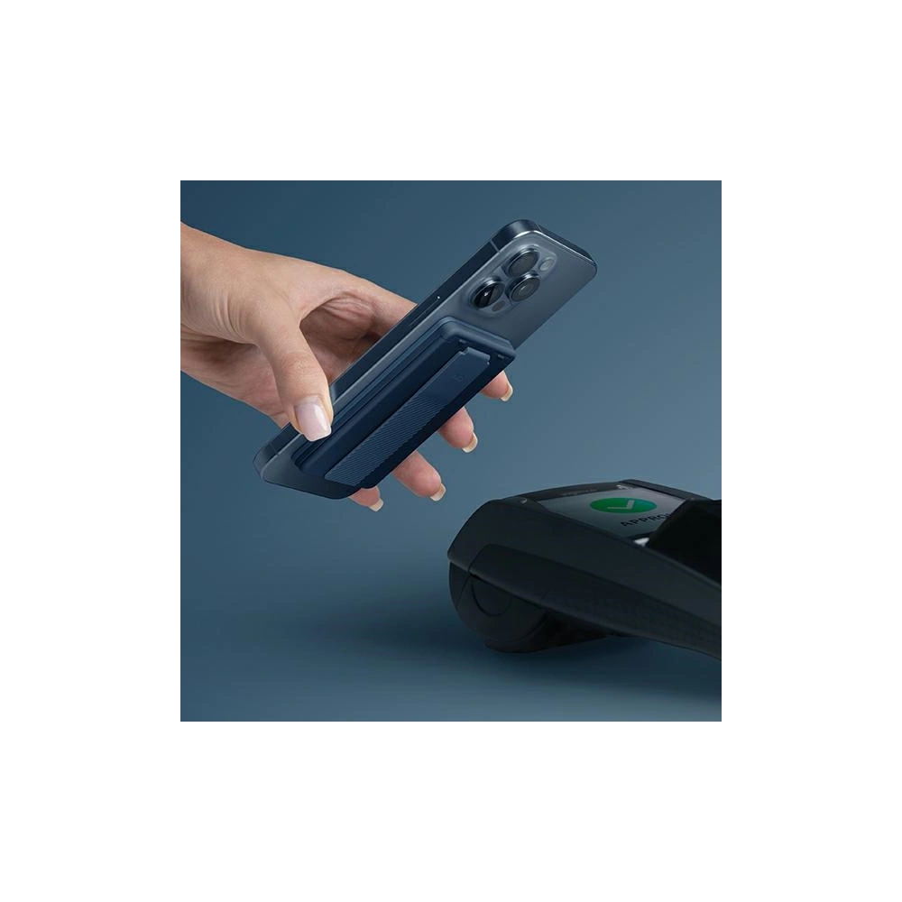 Hurtownia GSM - Magnetisches Wallet mit Stütze und Riemen UNIQ Heldro ID schwarz/mittlere Nacht schwarz - UNIQ1111 - {ean13} - Hurt