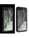 Wholesale Karl Lagerfeld KLHCI8PH2IR Apple iPhone SE 2022/SE 2020/8/7 black Glitter Signature - Glow in the dark - KLD102BLK - {ean13} - Hurt