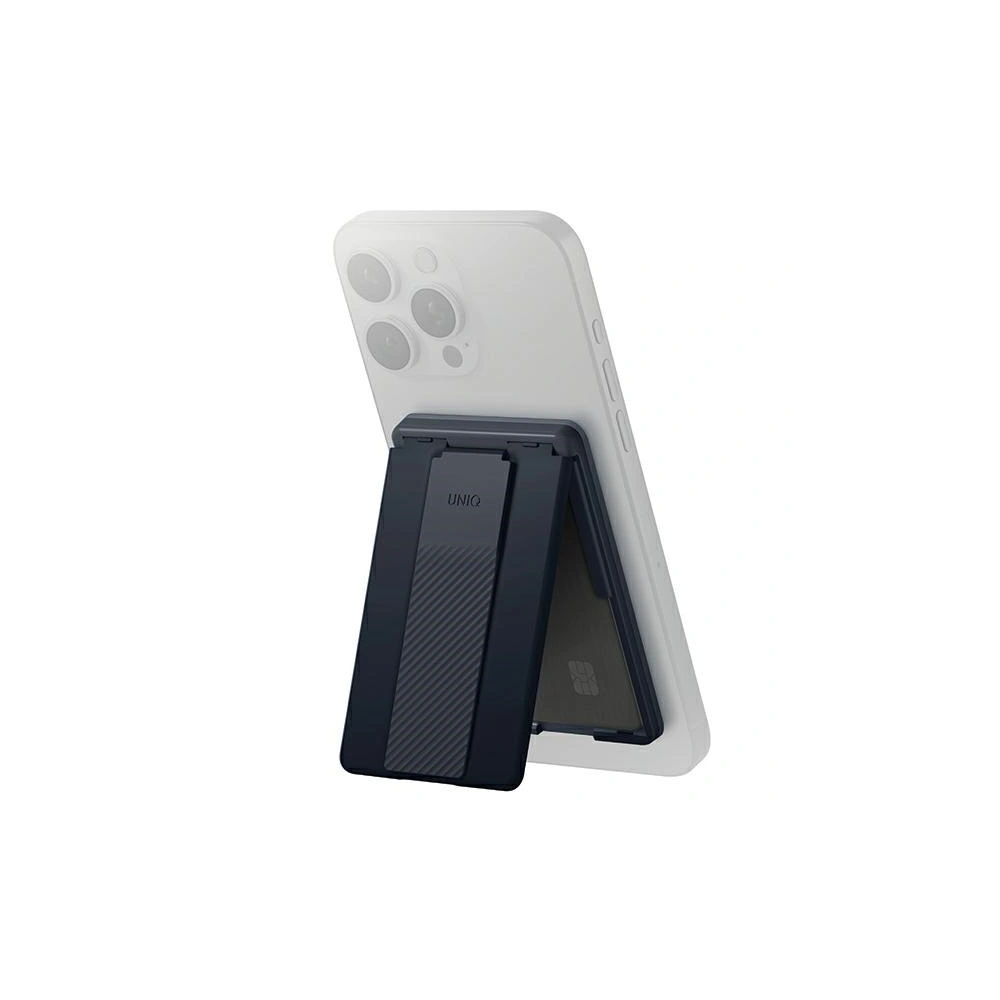 Hurtownia GSM - Portofel magnetic cu suport și curea UNIQ Heldro ID albastru închis/navy (storm blue) - UNIQ1112 - {ean13} - Hurt