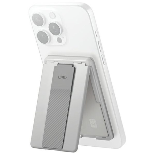 Uniq Distributor - 8886463687703 - UNIQ1114 - UNIQ Heldro ID magnetic wallet with stand and strap chalk grey - B2B homescreen