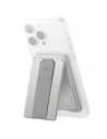 UNIQ Heldro ID magnetic wallet with stand and strap chalk grey