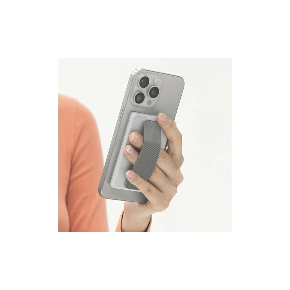 Hurtownia GSM - Magnetická peněženka s podložkou a páskem UNIQ Heldro ID šedá/chalk grey - UNIQ1114 - {ean13} - Hurt