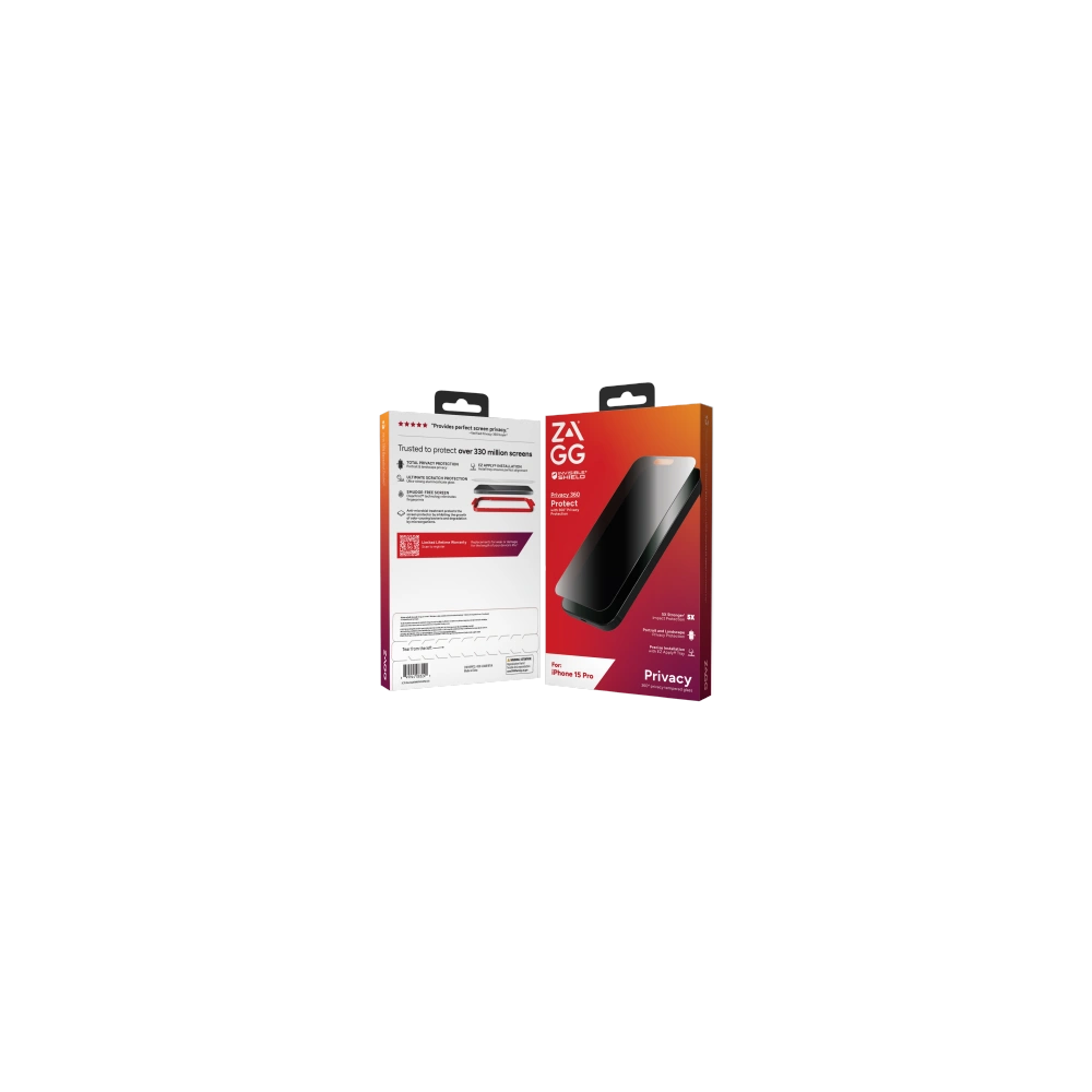 Hurtownia GSM - Privatisierende Glas ZAGG InvisibleShield Glass Elite Privacy Apple iPhone 15 Pro - ZAG99 - {ean13} - Hurt