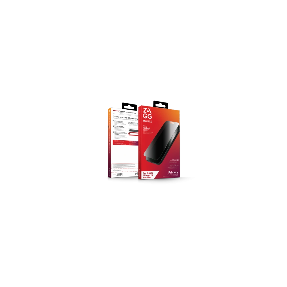 Hurtownia GSM - Privatisierendes Glas ZAGG InvisibleShield Glass Elite Privacy Apple iPhone 15 Pro Max - ZAG98 - {ean13} - Hurt