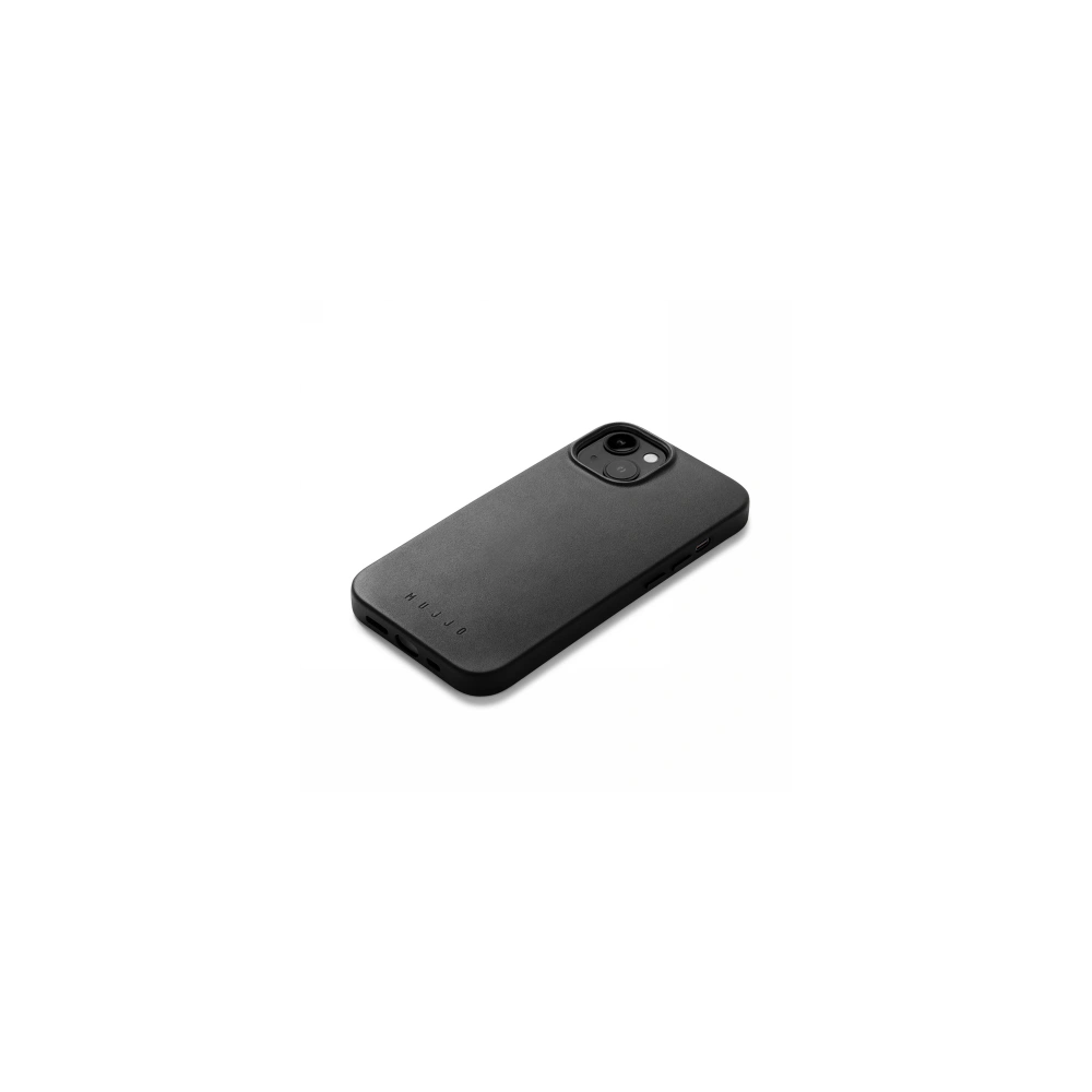 Hurtownia GSM - Etui Mujjo Full Leather Case Apple iPhone 13 / 14 / 15 MagSafe (černé) - MUJ111 - {ean13} - Hurt