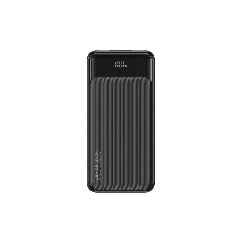 Hurtownia GSM - Powerbank USAMS US-CD201 30000mAh microUSB, USB-A, USB-C, 20W, PD, QC 3.0 cu ecran negru/black - USA1084 - {ean13} - Hurt