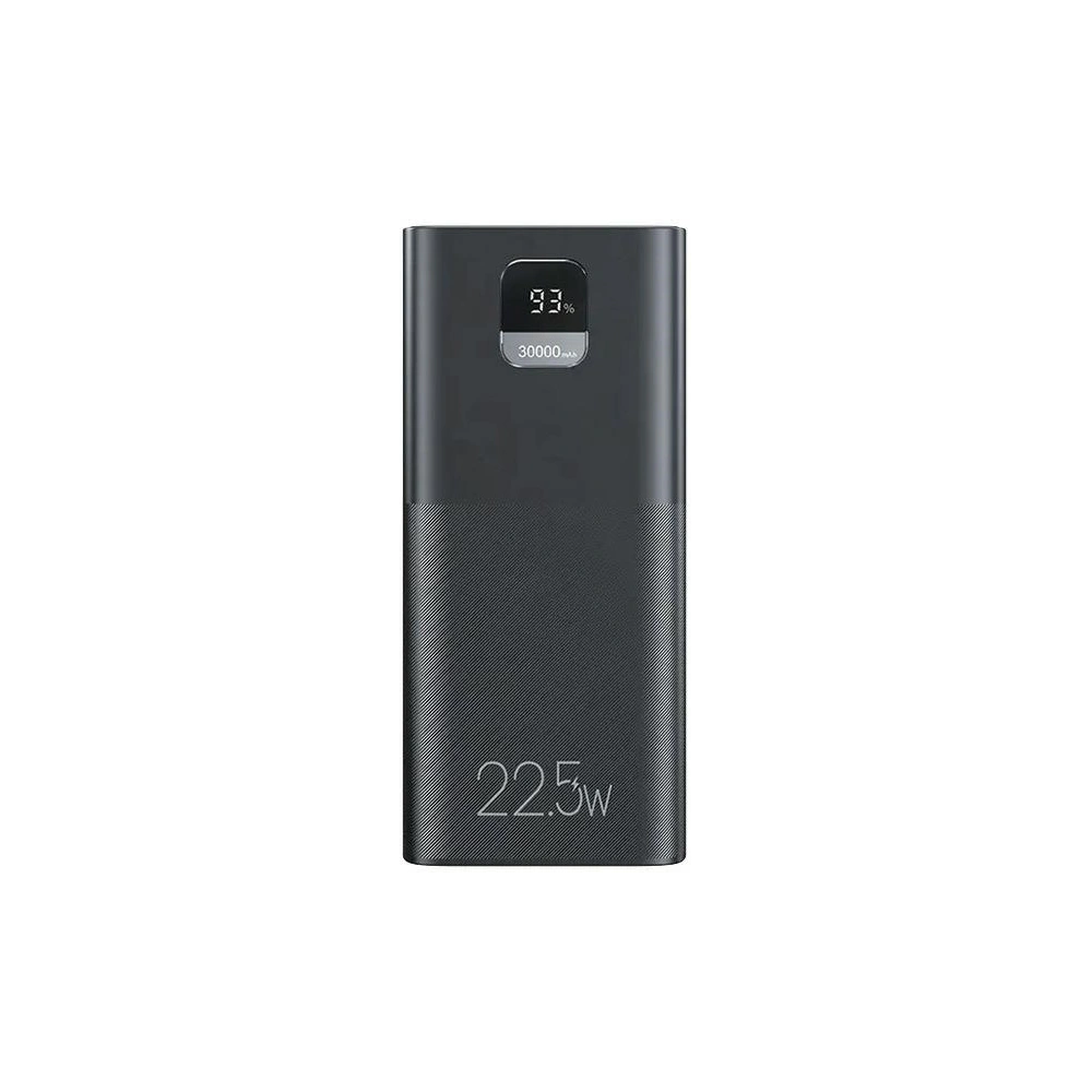 Hurtownia GSM - Powerbank USAMS PB68 30000mAh 2xUSB-A, USB-C, 20W, PD, QC 3.0 mit Display schwarz - USA1085 - {ean13} - Hurt