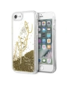 Karl Lagerfeld KLHCI8SGGO Apple iPhone SE 2022/SE 2020/8/7 gold hard case Signature Liquid Glitter