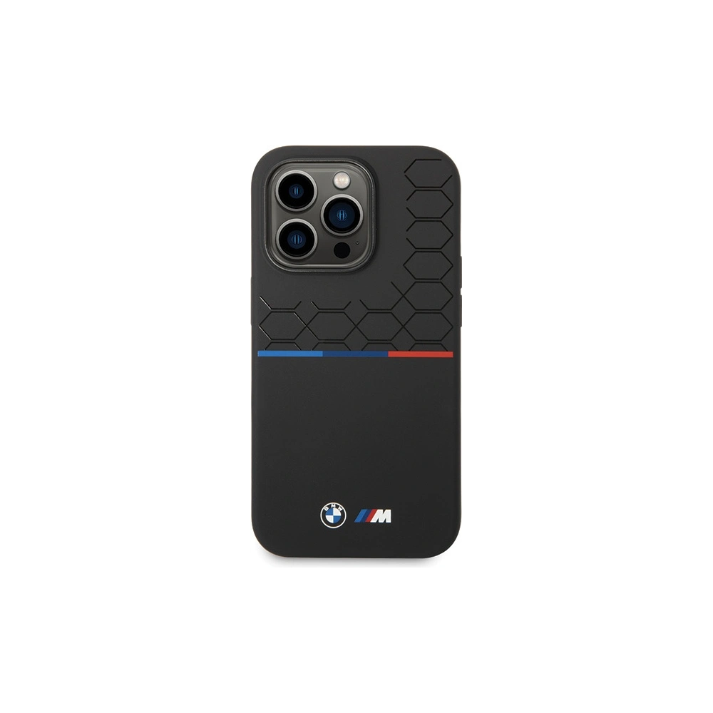 Hurtownia GSM - Etui BMW BMHCP14X22SMPK Apple iPhone 14 Pro Max M silikonový vzor černý/black - BMW662 - {ean13} - Hurt