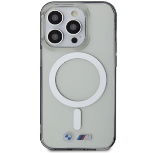 Hurtownia GSM - Case BMW BMHMP15LHCRS Apple iPhone 15 Pro Hardcase Silver Ring MagSafe transparent - BMW663 - {ean13} - Hurt