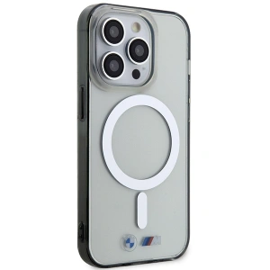 Hurtownia GSM - Etui BMW BMHMP15LHCRS Apple iPhone 15 Pro hardcase Silver Ring MagSafe transparent - BMW663 - {ean13} - Hurt
