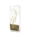 Wholesale Karl Lagerfeld KLHCI8SGGO Apple iPhone SE 2022/SE 2020/8/7 gold hard case Signature Liquid Glitter - KLD104GLD - {ean13} - Hurt