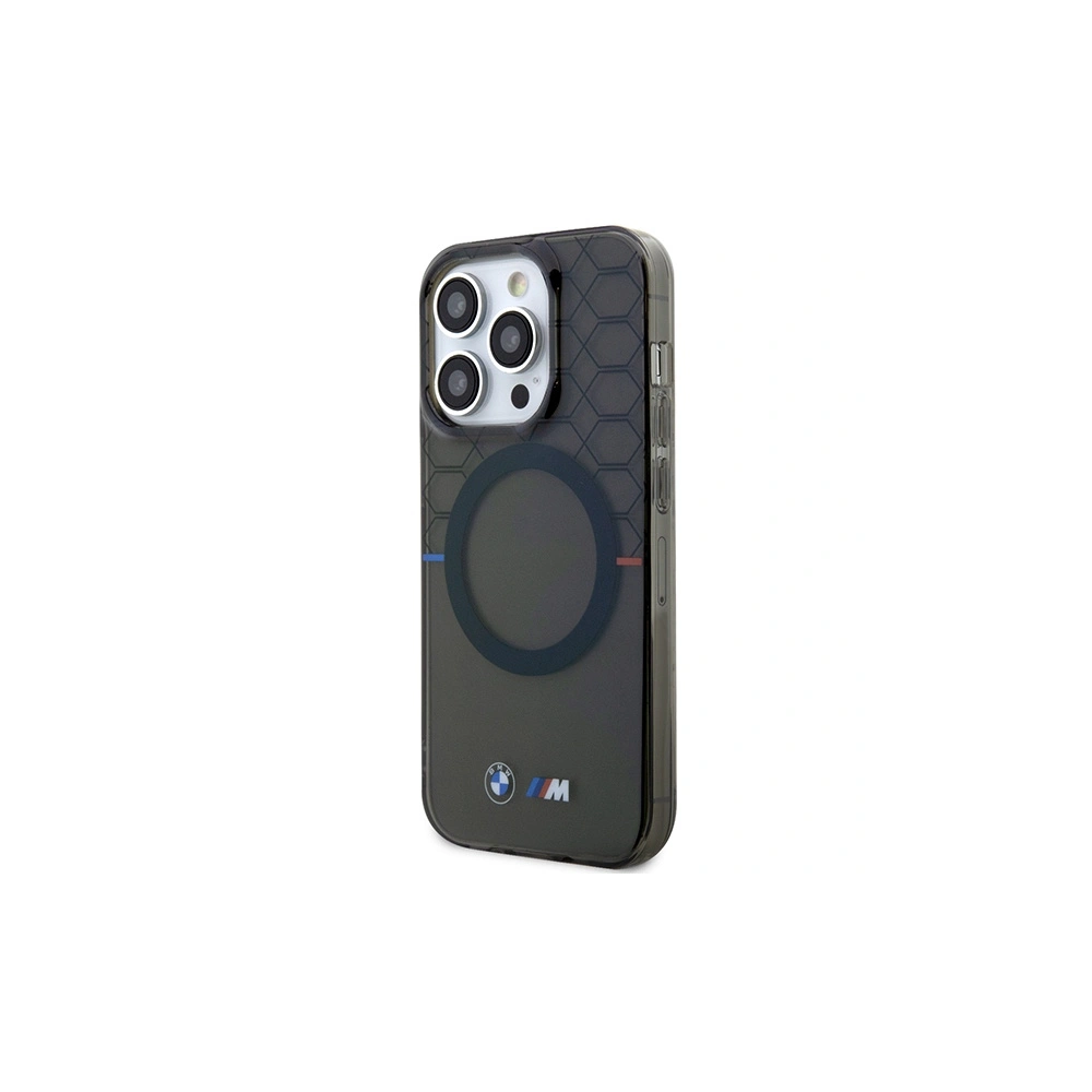 Hurtownia GSM - Etui BMW BMHMP15LHGPK Apple iPhone 15 Pro hardcase Pattern MagSafe szürke/grey - BMW664 - {ean13} - Hurt
