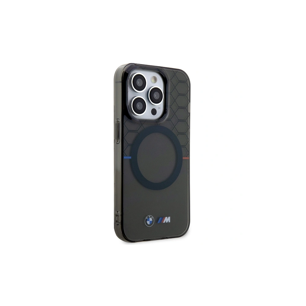 Wholesale BMW BMHMP15LHGPK Apple iPhone 15 Pro hardcase Pattern MagSafe grey - BMW664 - {ean13} - Hurt