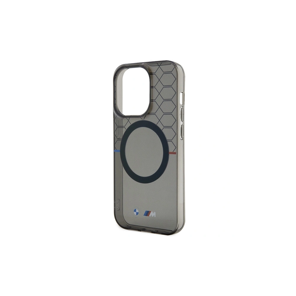 Hurtownia GSM - Etui BMW BMHMP15LHGPK Apple iPhone 15 Pro hardcase Pattern MagSafe szürke/grey - BMW664 - {ean13} - Hurt